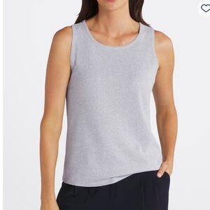 ✨ NWT Vince Camuto Crewneck Sweater Tank - Size Small - Gray